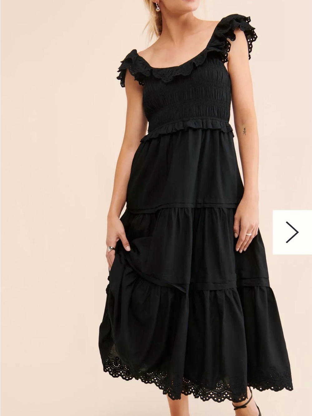 Madewell Madilynn Ruffle Neck Lucie Dress Size 2